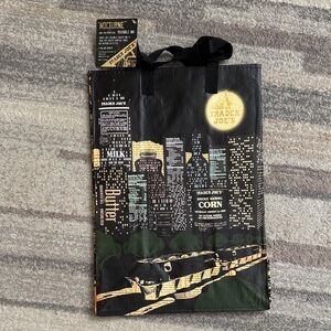 Trader Joe's Black and Green Reusable Bag